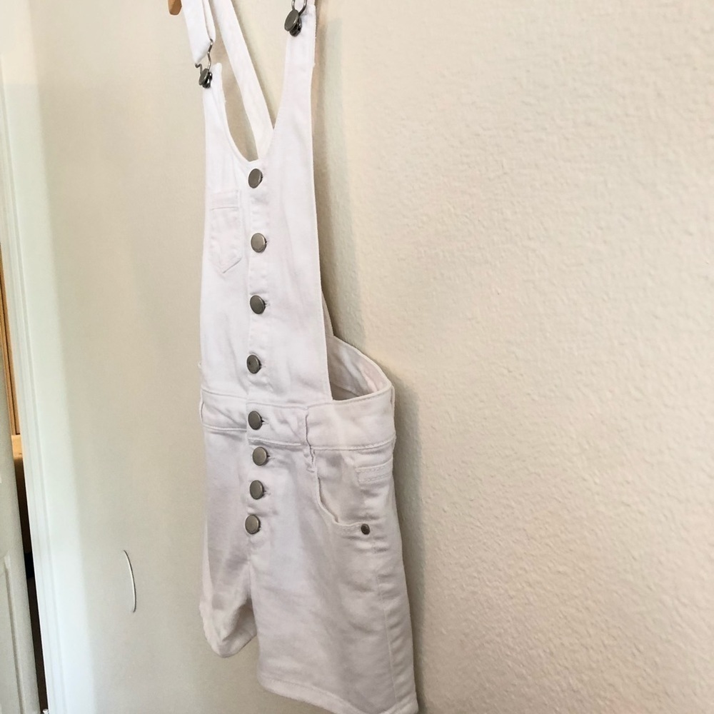 Tinseltown White Short Overalls - Picture 4 of 6